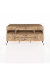 Kronos Konsol 3 Raflı 5 Çekmeceli 2 Kapaklı 176x59x83 - S610M016V21C