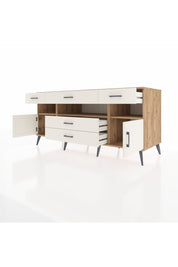 Kronos Konsol 3 Raflı 5 Çekmeceli 2 Kapaklı 176x59x83 - S610M016V22C