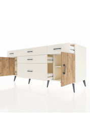 Kronos Konsol 2 Raflı 5 Çekmeceli 2 Kapaklı 176x59x83 - S610M017V01C