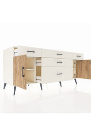 Kronos Konsol 2 Raflı 5 Çekmeceli 2 Kapaklı 176x59x83 - S610M017V01C