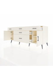 Kronos Konsol 2 Raflı 5 Çekmeceli 2 Kapaklı 176x59x83 - S610M017V04C