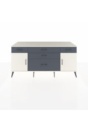 Kronos Konsol 2 Raflı 5 Çekmeceli 2 Kapaklı 176x59x83 - S610M017V05C