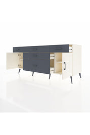 Kronos Konsol 2 Raflı 5 Çekmeceli 2 Kapaklı 176x59x83 - S610M017V05C