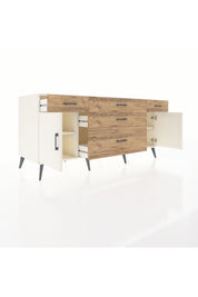 Kronos Konsol 2 Raflı 5 Çekmeceli 2 Kapaklı 176x59x83 - S610M017V06C