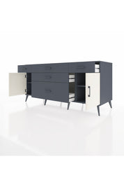 Kronos Konsol 2 Raflı 5 Çekmeceli 2 Kapaklı 176x59x83 - S610M017V14C