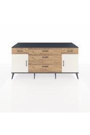 Kronos Konsol 2 Raflı 5 Çekmeceli 2 Kapaklı 176x59x83 - S610M017V15C