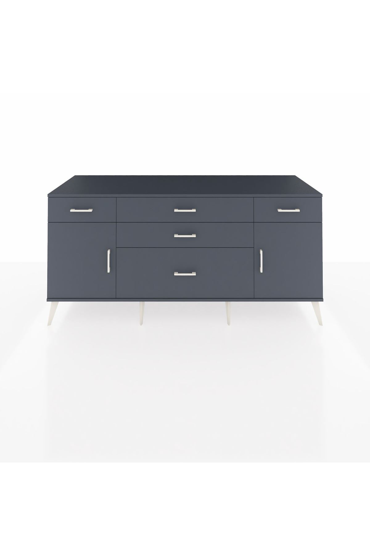 Kronos Konsol 2 Raflı 5 Çekmeceli 2 Kapaklı 176x59x83 - S610M017V17C