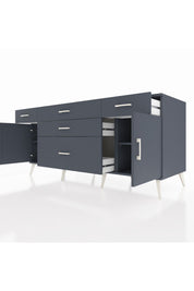 Kronos Konsol 2 Raflı 5 Çekmeceli 2 Kapaklı 176x59x83 - S610M017V17C