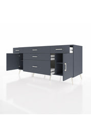 Kronos Konsol 2 Raflı 5 Çekmeceli 2 Kapaklı 176x59x83 - S610M017V17C