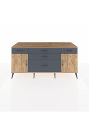 Kronos Konsol 2 Raflı 5 Çekmeceli 2 Kapaklı 176x59x83 - S610M017V20C