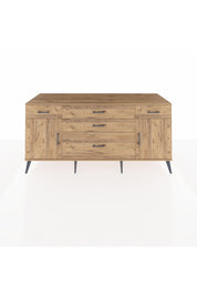 Kronos Konsol 2 Raflı 5 Çekmeceli 2 Kapaklı 176x59x83 - S610M017V21C