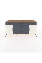 Kronos Konsol 2 Raflı 5 Çekmeceli 2 Kapaklı 176x59x83 - S610M017V23C