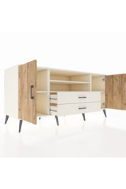 Kronos Konsol 4 Raflı 2 Çekmeceli 2 Kapaklı 176x59x83 - S610M018V01C