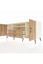 Kronos Konsol 4 Raflı 2 Çekmeceli 2 Kapaklı 176x59x83 - S610M018V03C