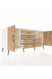 Kronos Konsol 4 Raflı 2 Çekmeceli 2 Kapaklı 176x59x83 - S610M018V03C