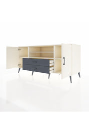 Kronos Konsol 4 Raflı 2 Çekmeceli 2 Kapaklı 176x59x83 - S610M018V05C