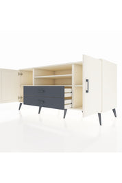 Kronos Konsol 4 Raflı 2 Çekmeceli 2 Kapaklı 176x59x83 - S610M018V05C