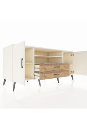 Kronos Konsol 4 Raflı 2 Çekmeceli 2 Kapaklı 176x59x83 - S610M018V06C