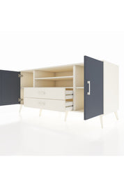 Kronos Konsol 4 Raflı 2 Çekmeceli 2 Kapaklı 176x59x83 - S610M018V07C