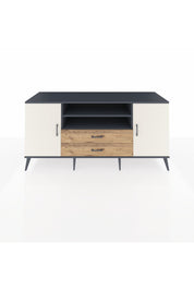 Kronos Konsol 4 Raflı 2 Çekmeceli 2 Kapaklı 176x59x83 - S610M018V15C