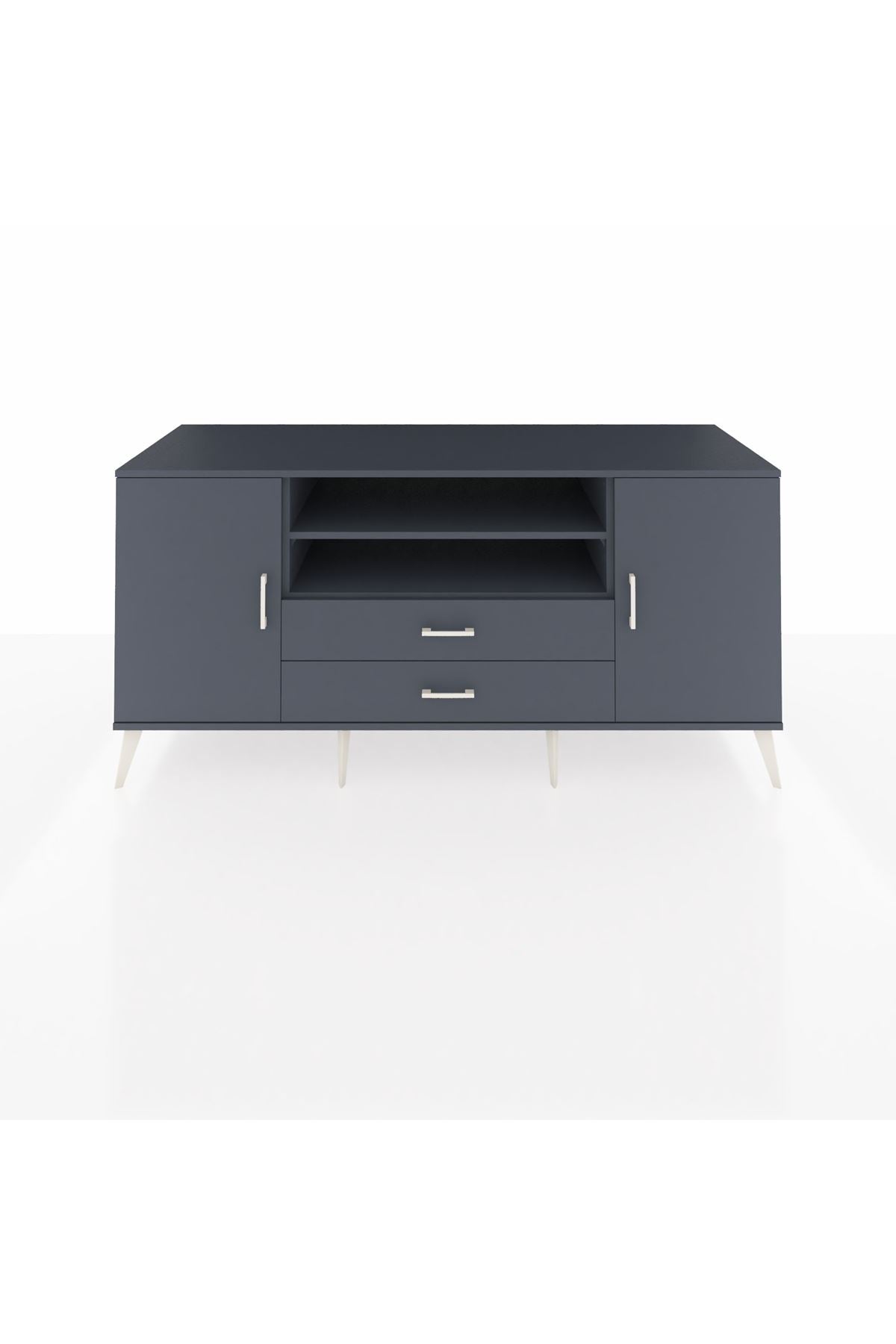 Kronos Konsol 4 Raflı 2 Çekmeceli 2 Kapaklı 176x59x83 - S610M018V17C