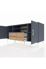 Kronos Konsol 4 Raflı 2 Çekmeceli 2 Kapaklı 176x59x83 - S610M018V18C