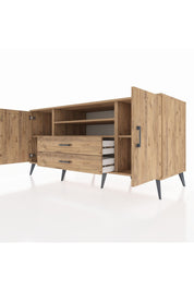 Kronos Konsol 4 Raflı 2 Çekmeceli 2 Kapaklı 176x59x83 - S610M018V21C