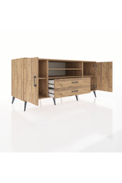 Kronos Konsol 4 Raflı 2 Çekmeceli 2 Kapaklı 176x59x83 - S610M018V21C