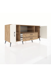 Kronos Konsol 4 Raflı 2 Çekmeceli 2 Kapaklı 176x59x83 - S610M018V24C