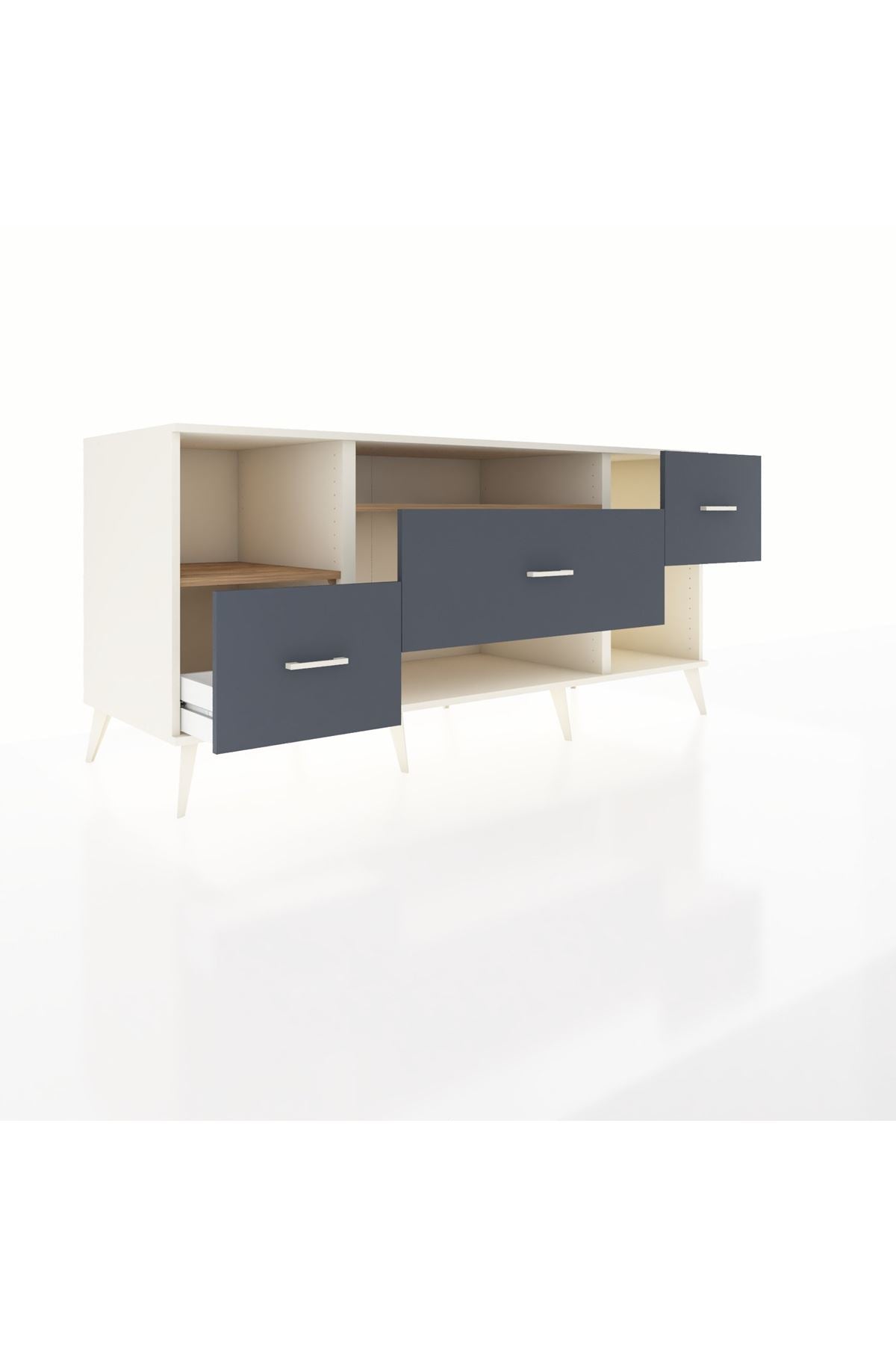 Kronos Konsol 2 Raflı 3 Çekmeceli 176x59x83 - S610M019V02C