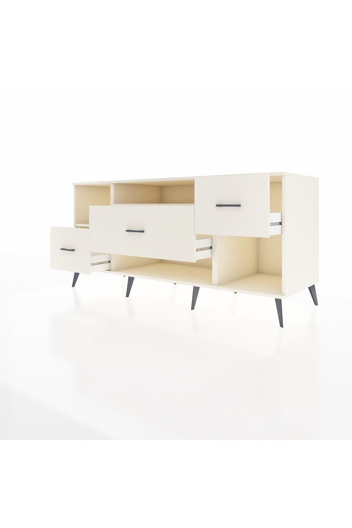 Kronos Konsol 2 Raflı 3 Çekmeceli 176x59x83 - S610M019V04C