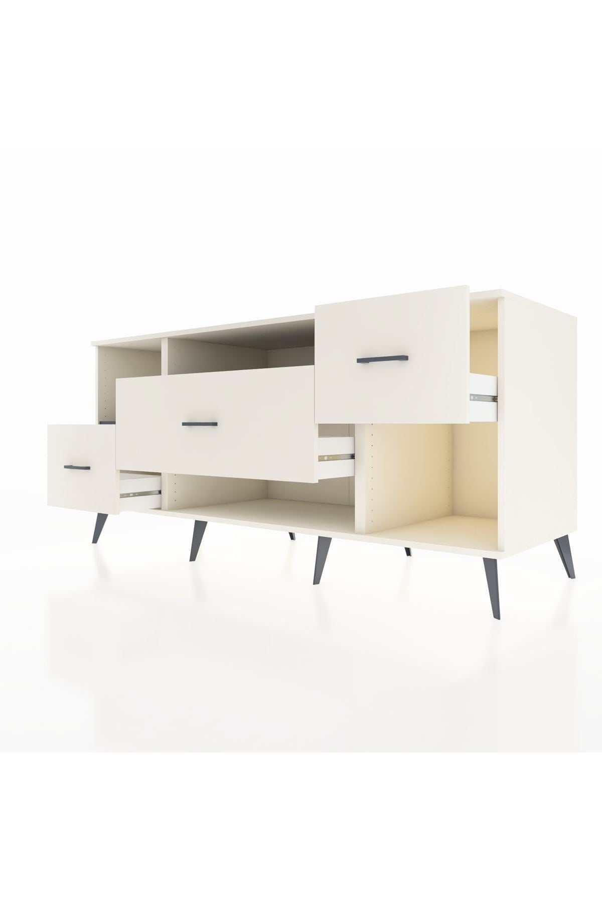 Kronos Konsol 2 Raflı 3 Çekmeceli 176x59x83 - S610M019V07C