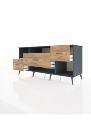 Kronos Konsol 2 Raflı 3 Çekmeceli 176x59x83 - S610M019V15C