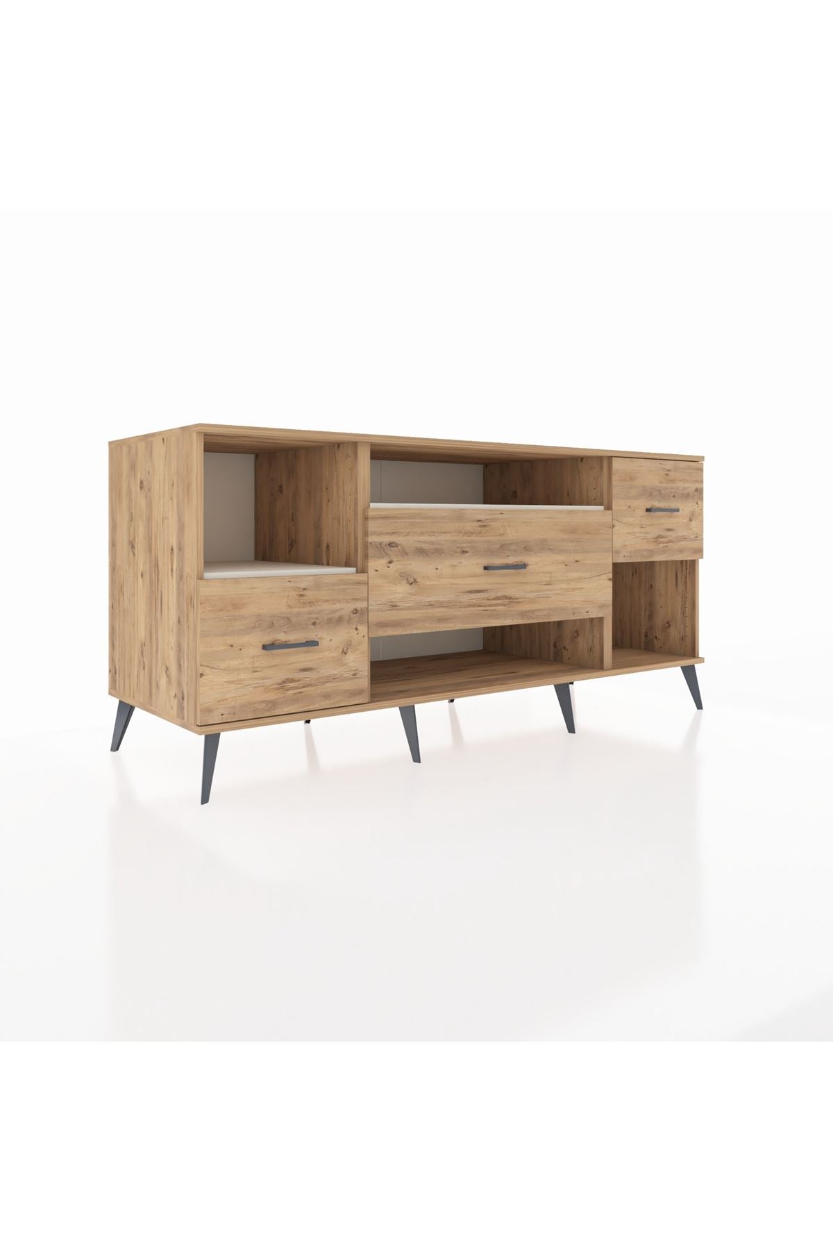 Kronos Konsol 2 Raflı 3 Çekmeceli 176x59x83 - S610M019V24C