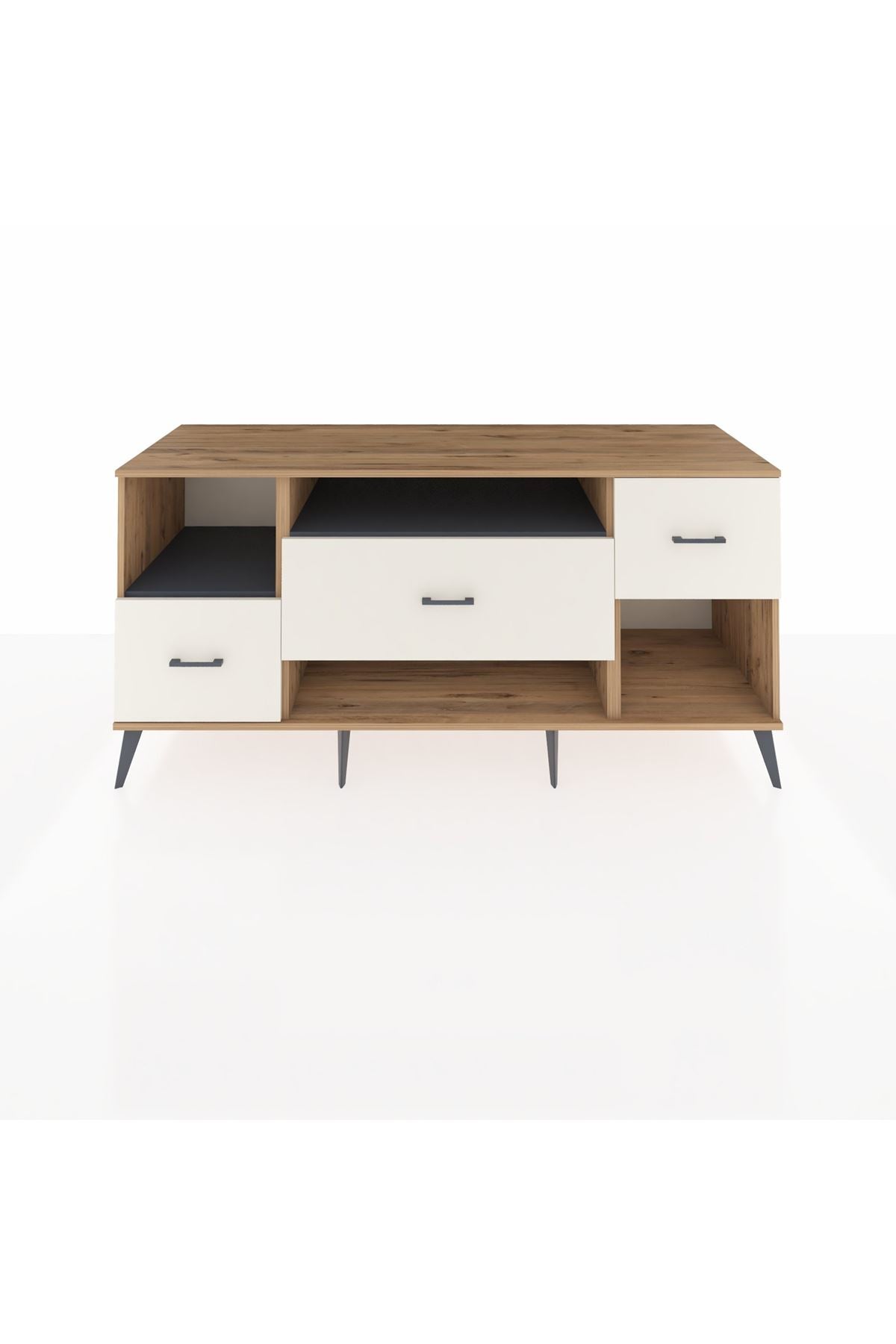 Kronos Konsol 2 Raflı 3 Çekmeceli 176x59x83 - S610M019V25C