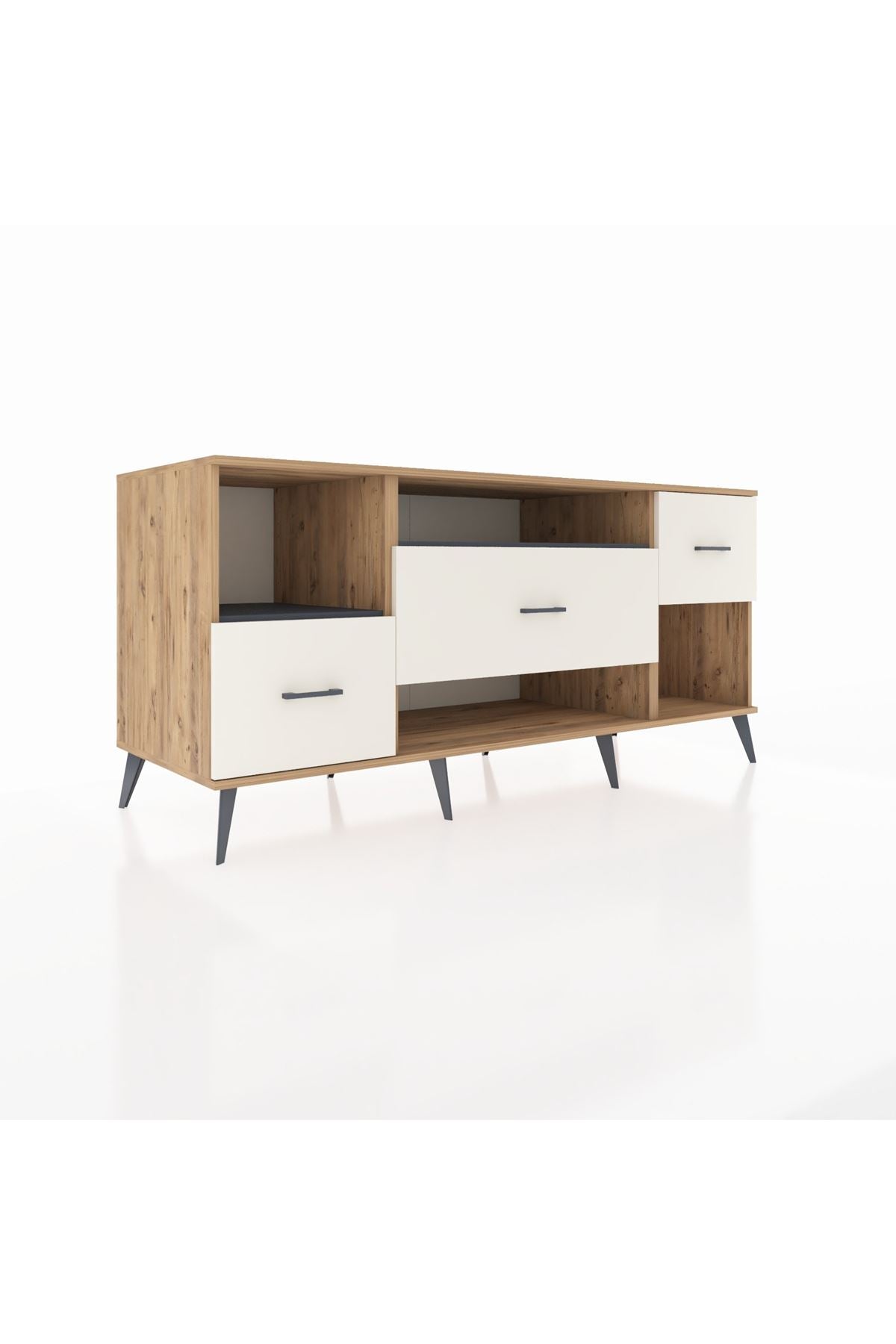 Kronos Konsol 2 Raflı 3 Çekmeceli 176x59x83 - S610M019V25C