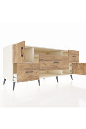 Kronos Konsol 2 Raflı 3 Çekmeceli 2 Kapaklı 176x59x83 - S610M020V03C