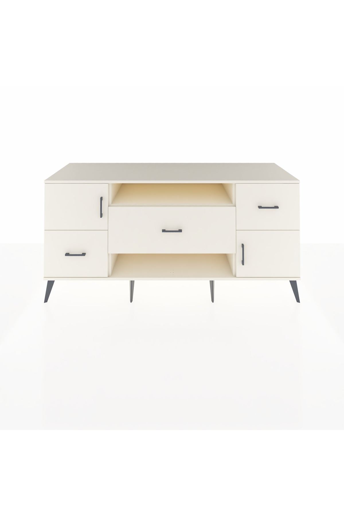 Kronos Konsol 2 Raflı 3 Çekmeceli 2 Kapaklı 176x59x83 - S610M020V04C