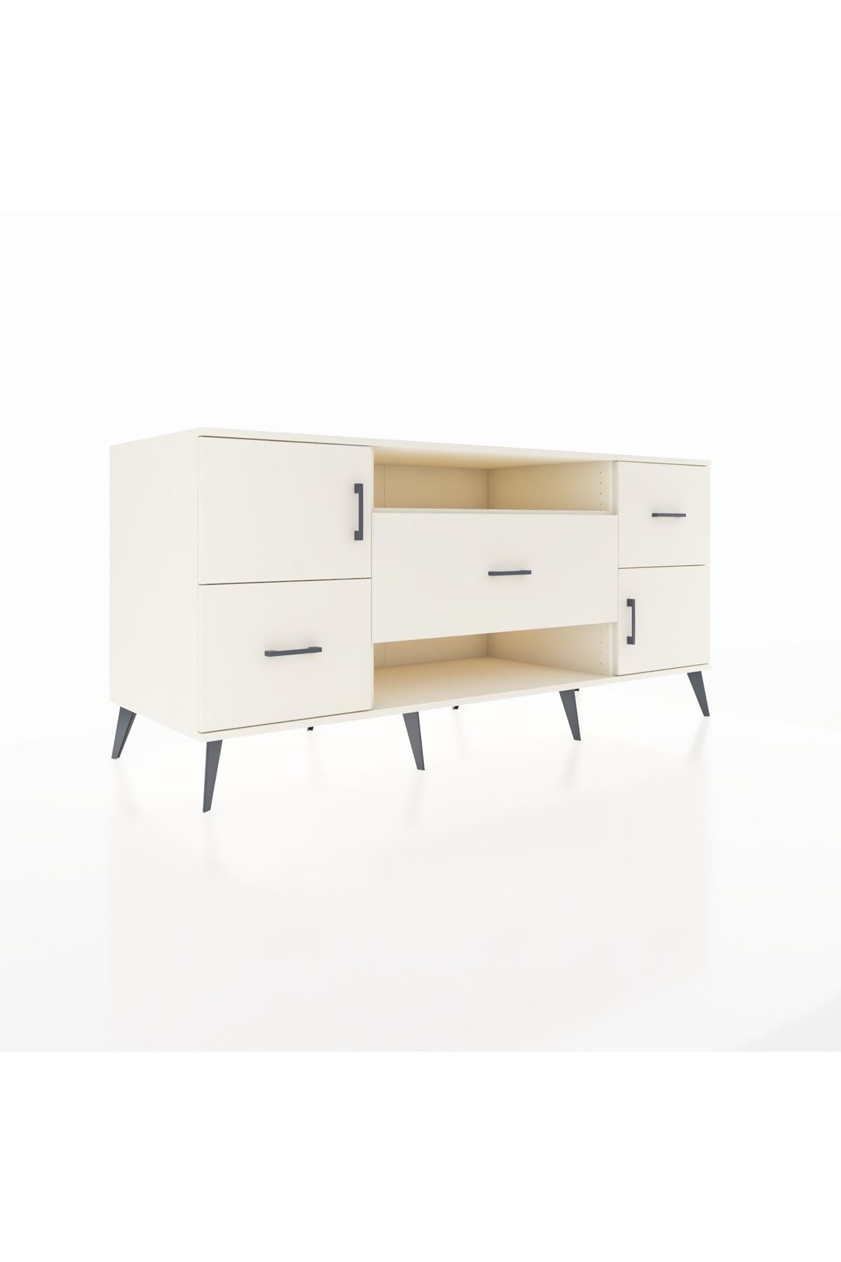 Kronos Konsol 2 Raflı 3 Çekmeceli 2 Kapaklı 176x59x83 - S610M020V04C