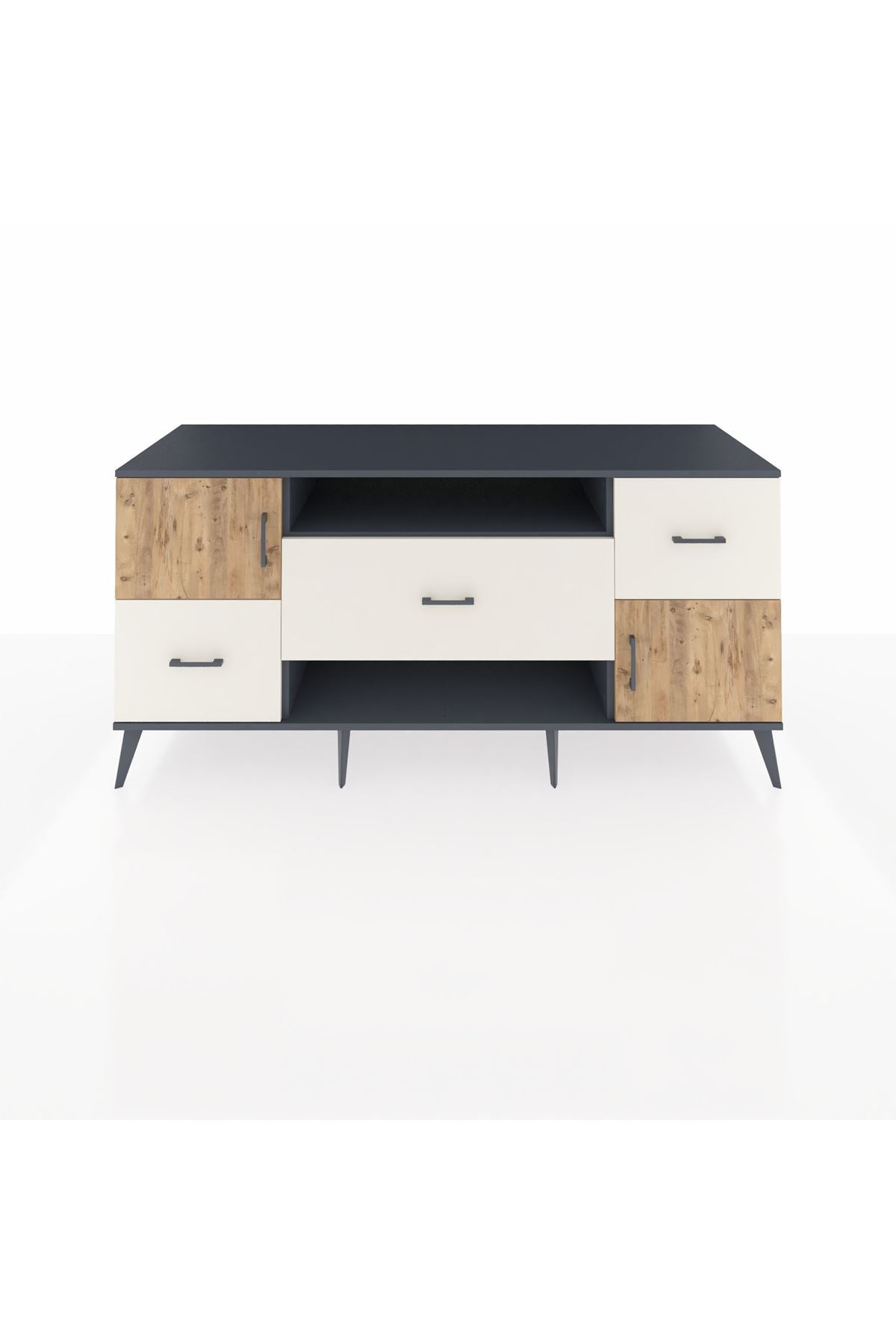 Kronos Konsol 2 Raflı 3 Çekmeceli 2 Kapaklı 176x59x83 - S610M020V10C