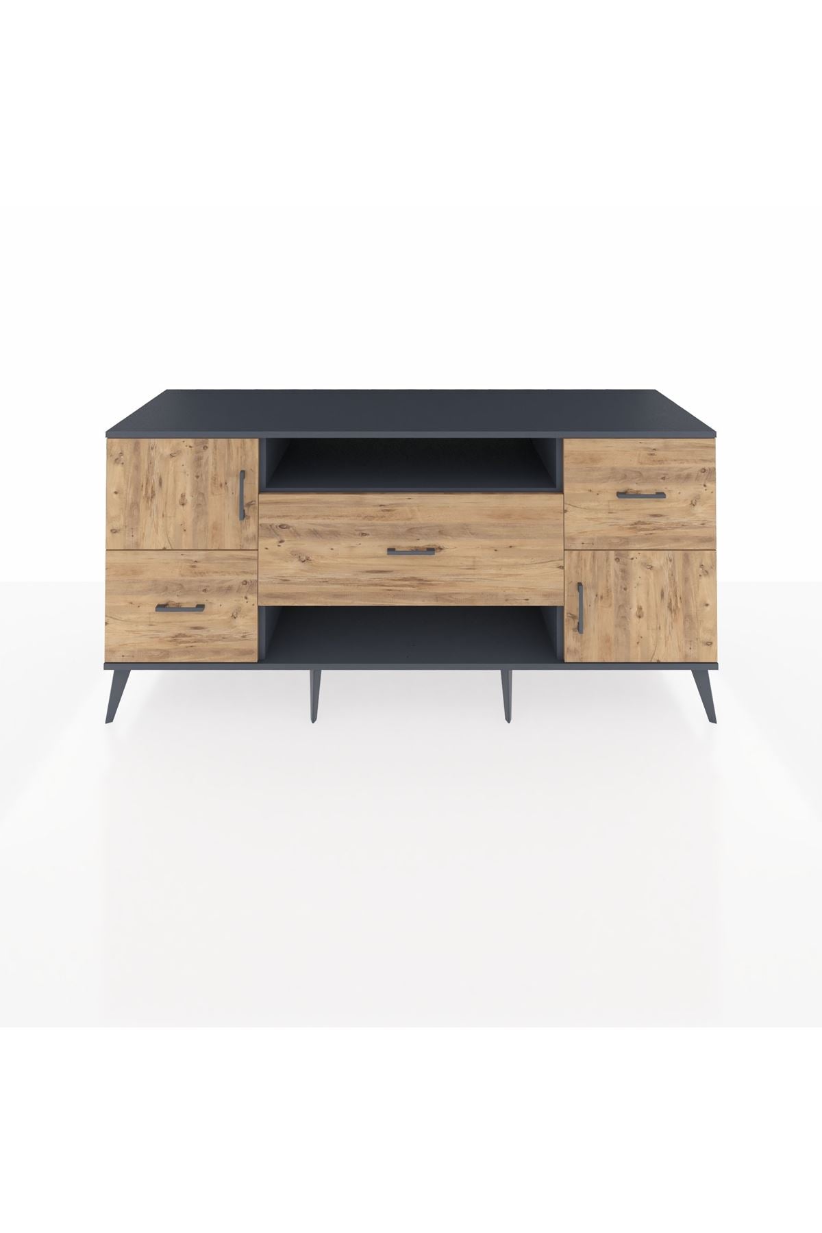 Kronos Konsol 2 Raflı 3 Çekmeceli 2 Kapaklı 176x59x83 - S610M020V12C