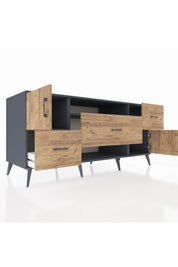 Kronos Konsol 2 Raflı 3 Çekmeceli 2 Kapaklı 176x59x83 - S610M020V12C