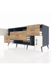 Kronos Konsol 2 Raflı 3 Çekmeceli 2 Kapaklı 176x59x83 - S610M020V15C