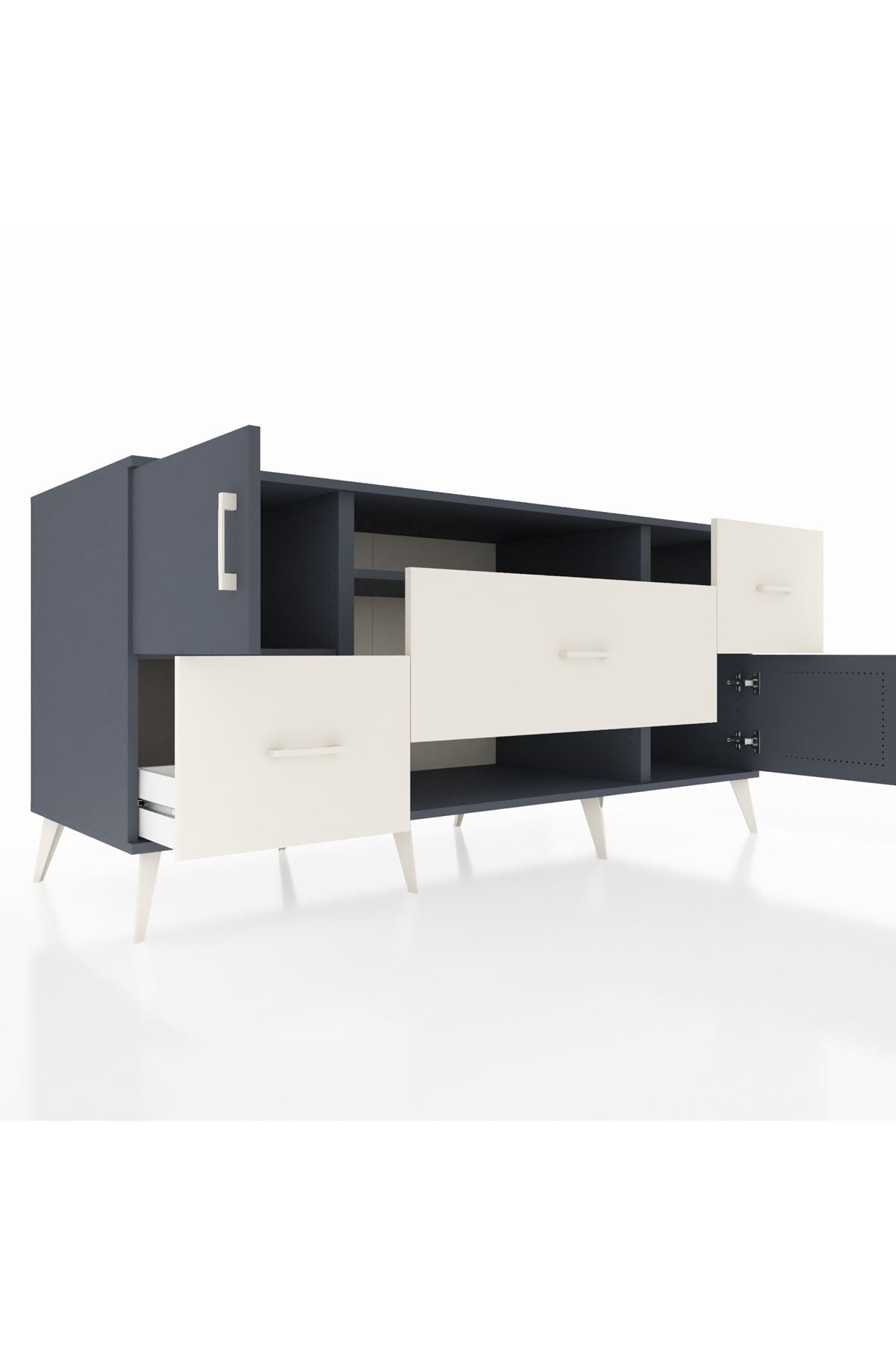 Kronos Konsol 2 Raflı 3 Çekmeceli 2 Kapaklı 176x59x83 - S610M020V16C