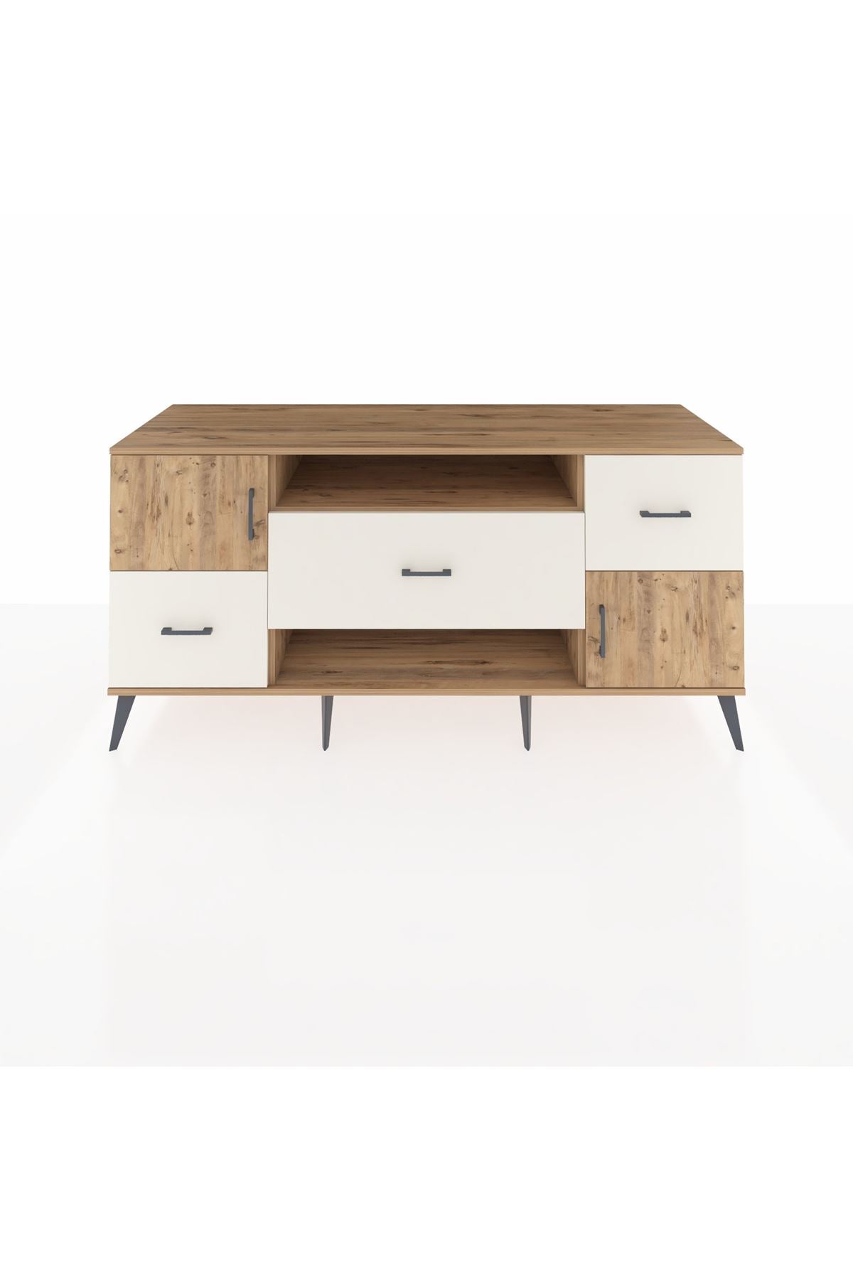 Kronos Konsol 2 Raflı 3 Çekmeceli 2 Kapaklı 176x59x83 - S610M020V19C