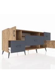 Kronos Konsol 2 Raflı 3 Çekmeceli 2 Kapaklı 176x59x83 - S610M020V20C