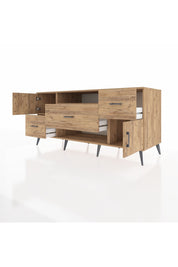 Kronos Konsol 2 Raflı 3 Çekmeceli 2 Kapaklı 176x59x83 - S610M020V21C