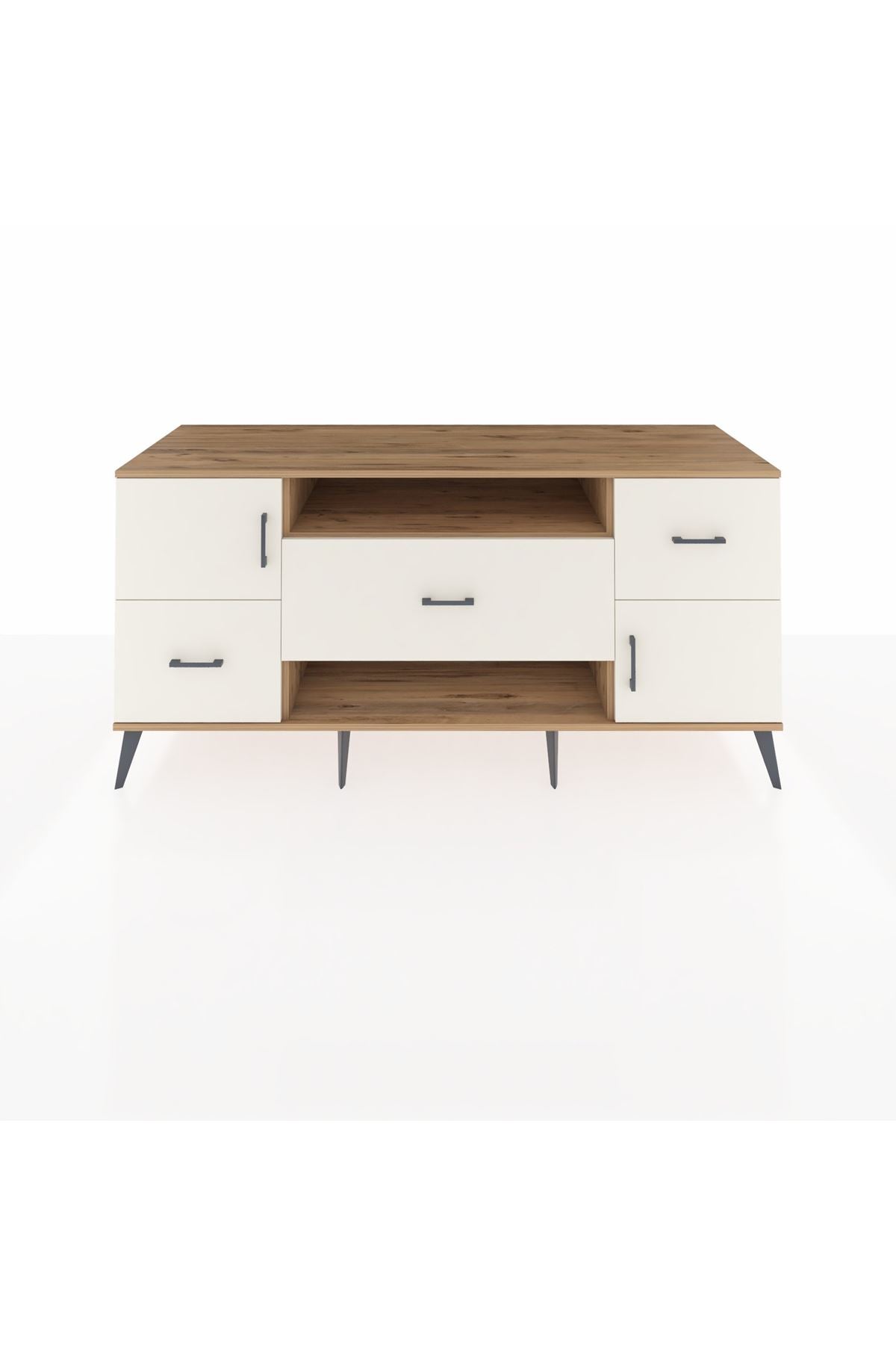 Kronos Konsol 2 Raflı 3 Çekmeceli 2 Kapaklı 176x59x83 - S610M020V22C