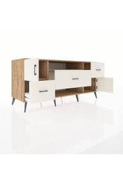 Kronos Konsol 2 Raflı 3 Çekmeceli 2 Kapaklı 176x59x83 - S610M020V22C