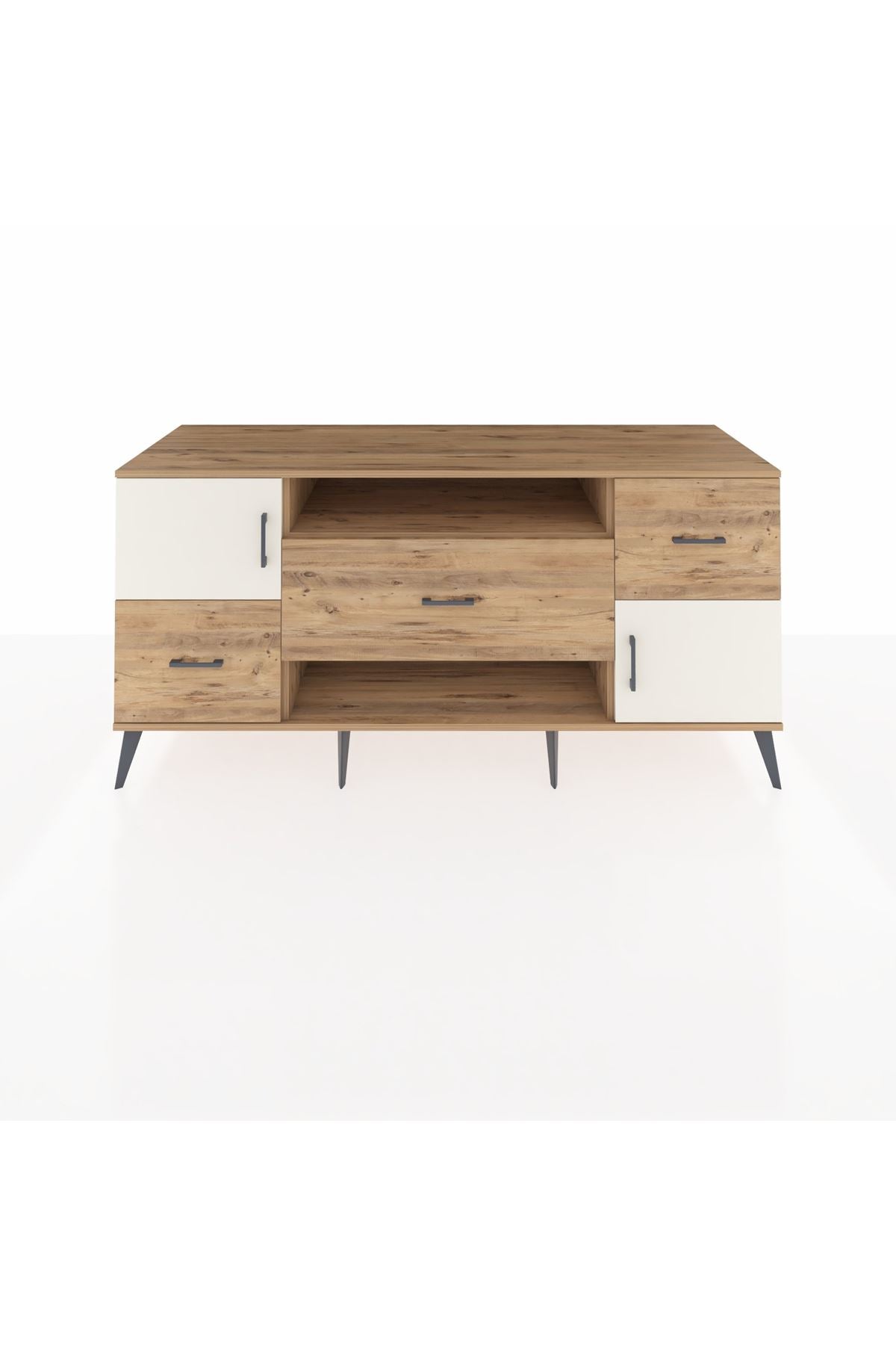 Kronos Konsol 2 Raflı 3 Çekmeceli 2 Kapaklı 176x59x83 - S610M020V24C